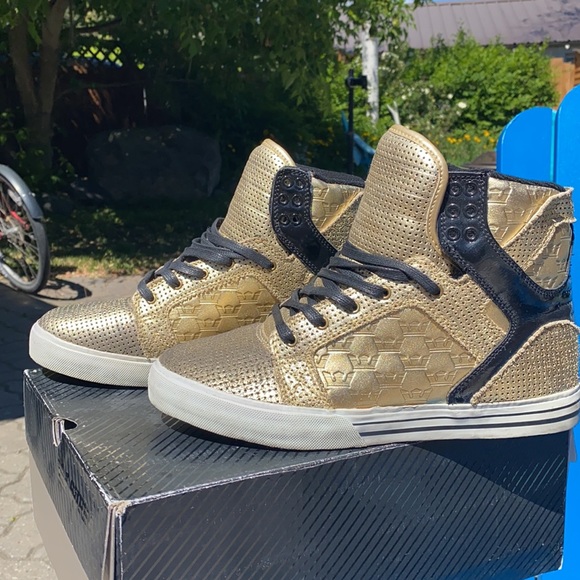 Supra Skytop Gold size 8 - Picture 4 of 5